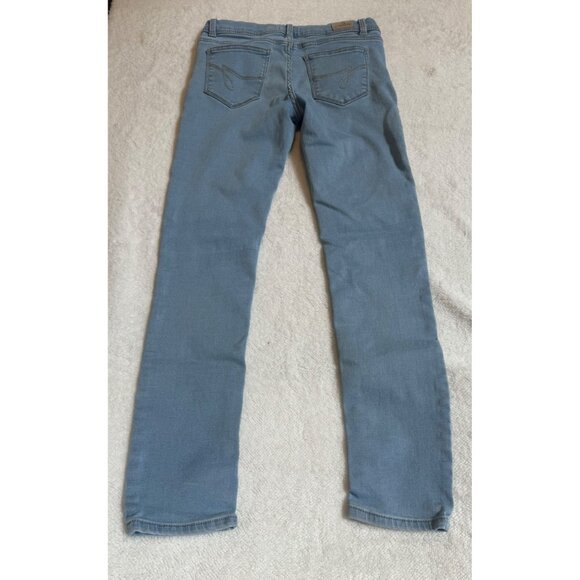 Jordache Skinny Jeans Girls Size 16 Light Wash Distressed Bootcut - Picture 2 of 9